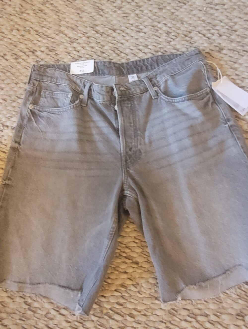 H&M Gray Women's Denim Shorts-- Size 12
